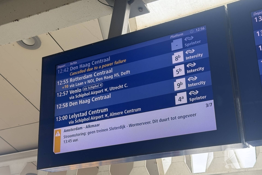 Vele problemen op het spoor zorgen voor uitval en vertragingen