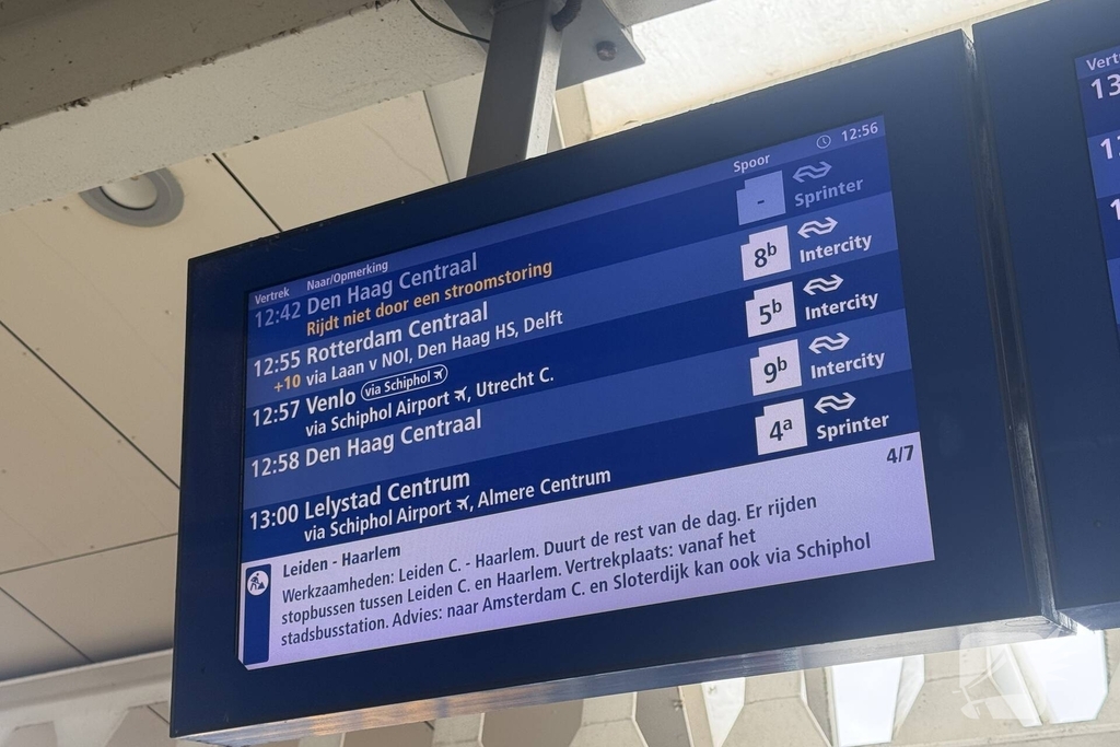 Vele problemen op het spoor zorgen voor uitval en vertragingen