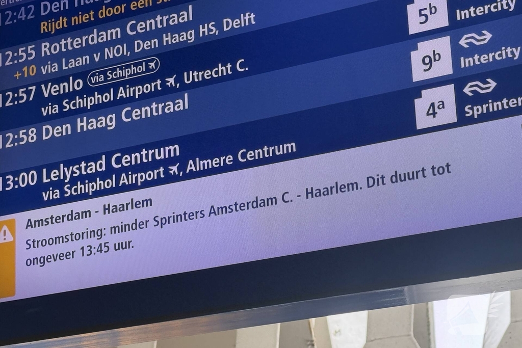 Vele problemen op het spoor zorgen voor uitval en vertragingen