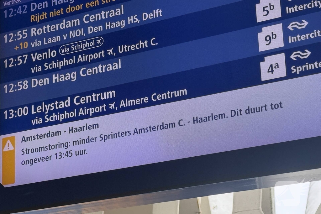 Vele problemen op het spoor zorgen voor uitval en vertragingen