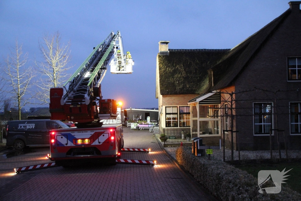 Schoorsteenbrand onder controle