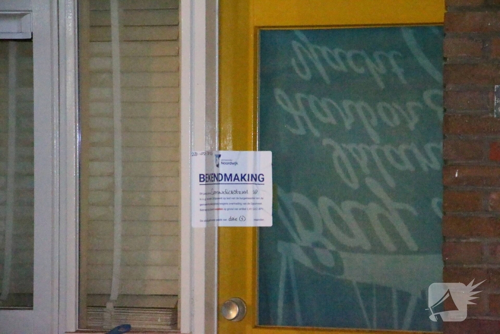 Sluiting woning na aantreffen verdovende middelen