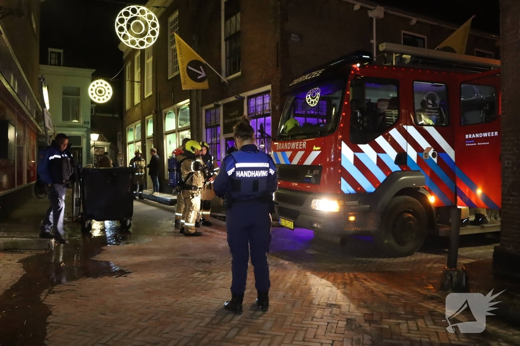 Brand in prullenbak en container