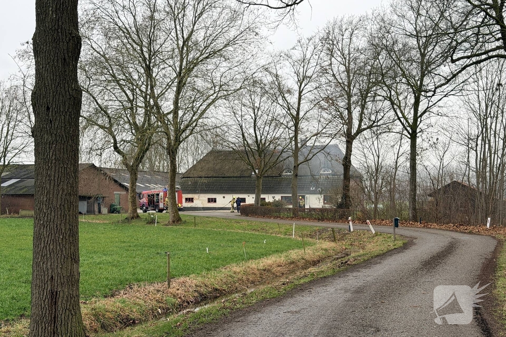 Brand in schoorsteen snel geblust