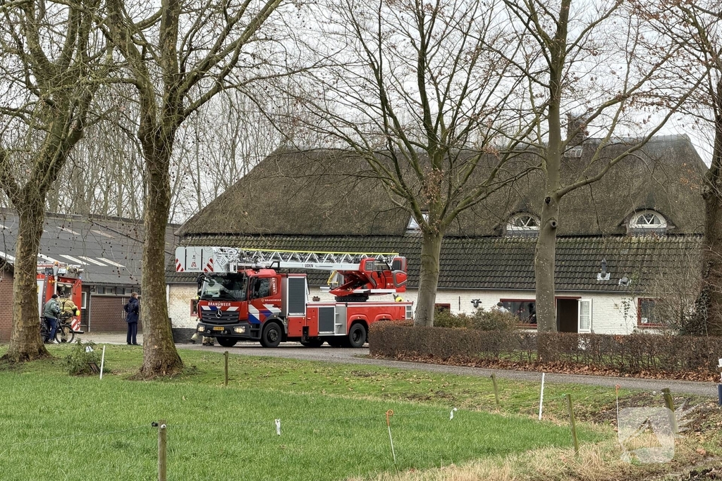 Brand in schoorsteen snel geblust