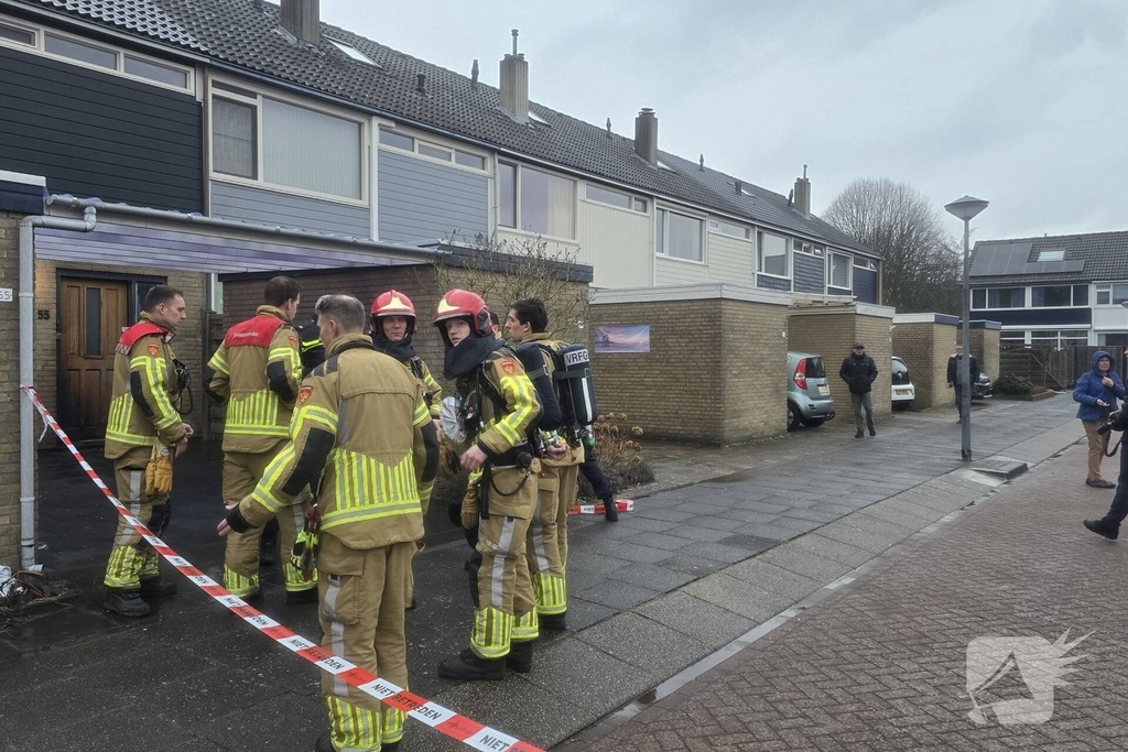Brandweer en politie reageren op explosie