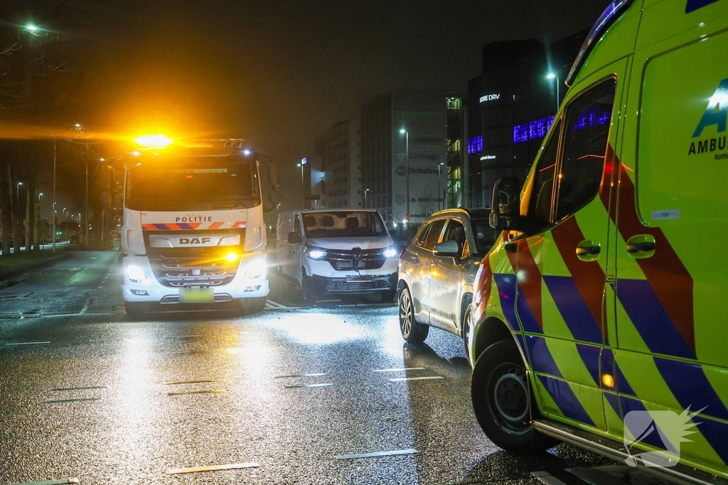Ongeval met letsel door aanrijding bij stoplicht