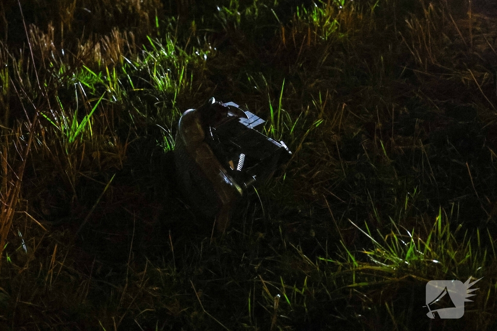 Bestelbus botst tegen boom