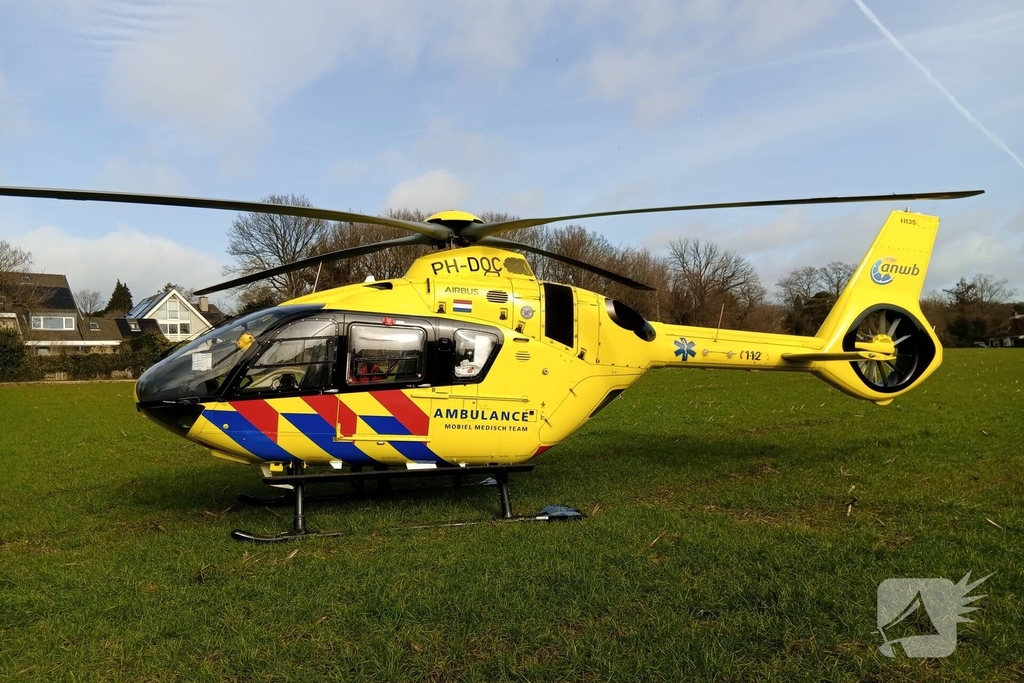 Traumahelikopter ingezet voor medisch noodgeval