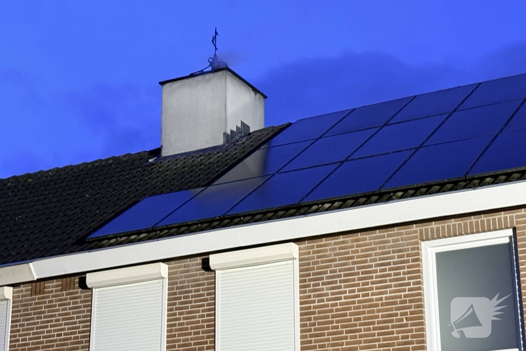 Rookontwikkeling bij schoorsteenbrand