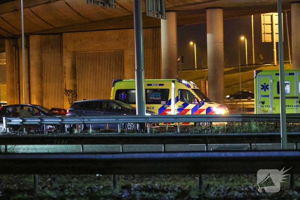 Meerdere gewonden bij kettingbotsing