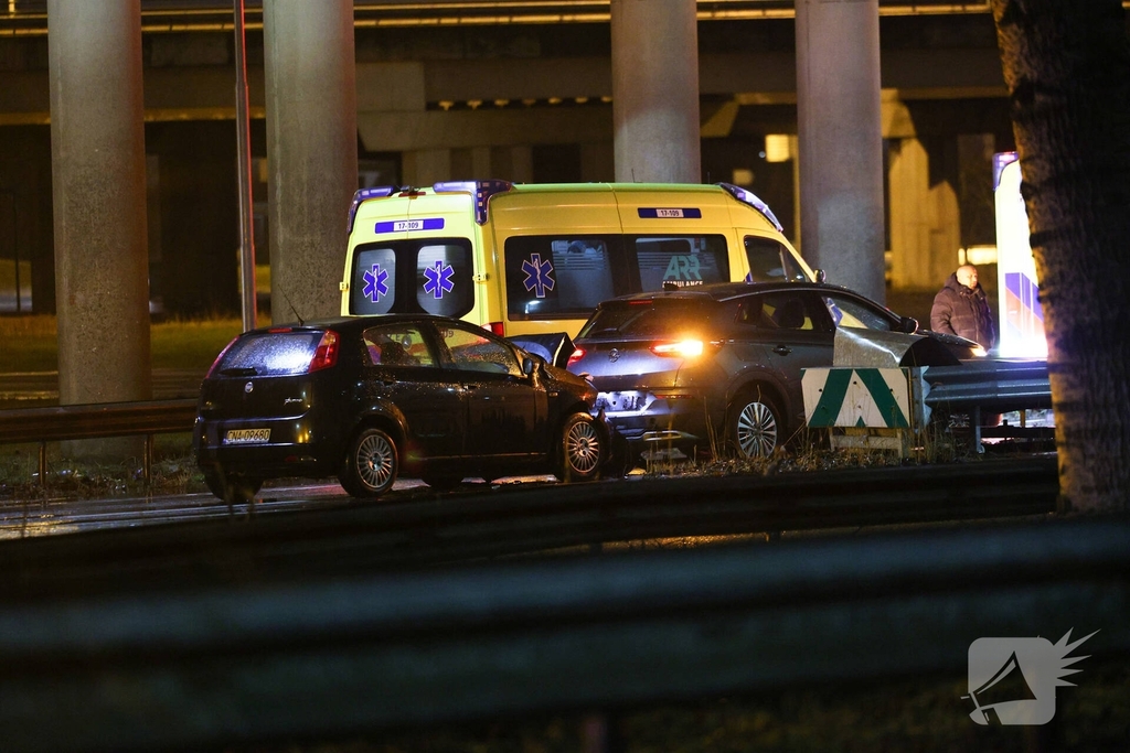 Meerdere gewonden bij kettingbotsing