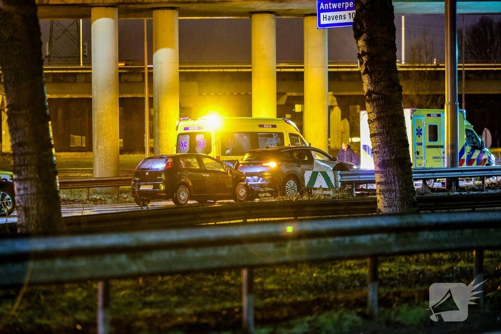 Meerdere gewonden bij kettingbotsing