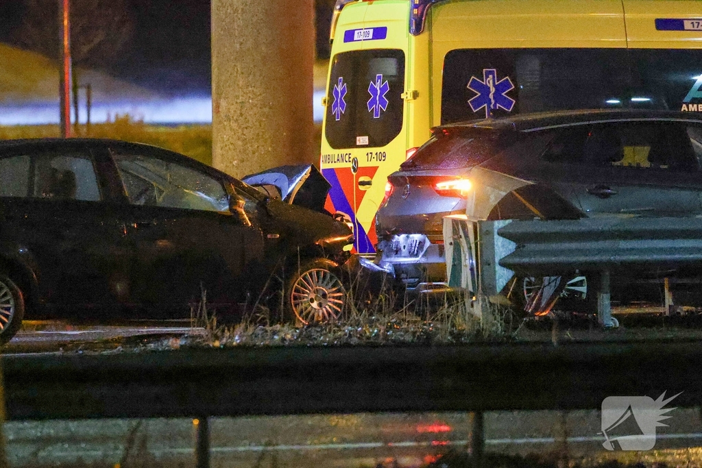 Meerdere gewonden bij kettingbotsing