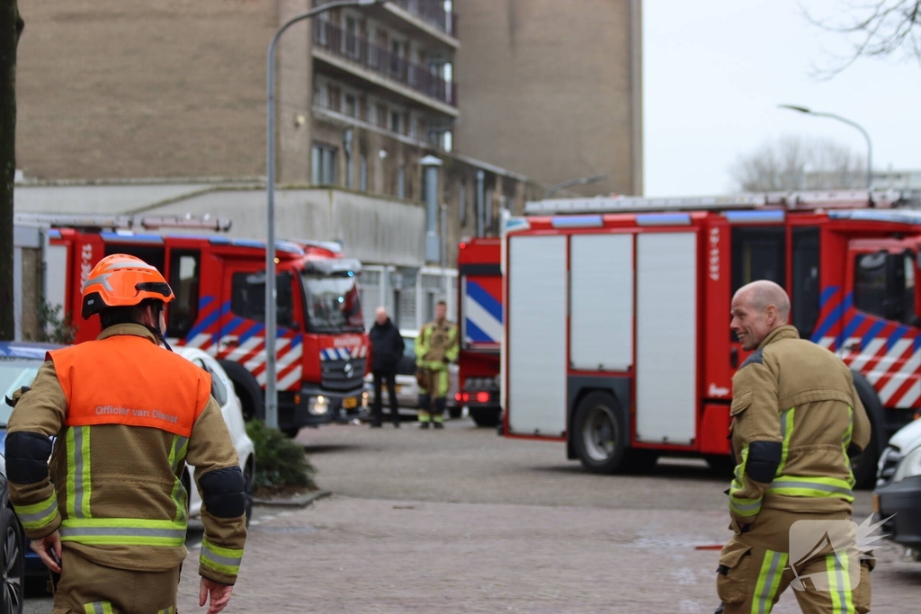 Barbecue zorgt voor brandmelding in flatwoning