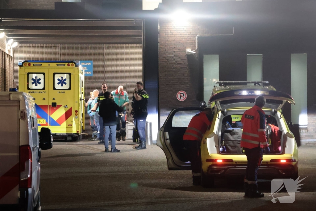 Medische noodsituatie bij politiebureau