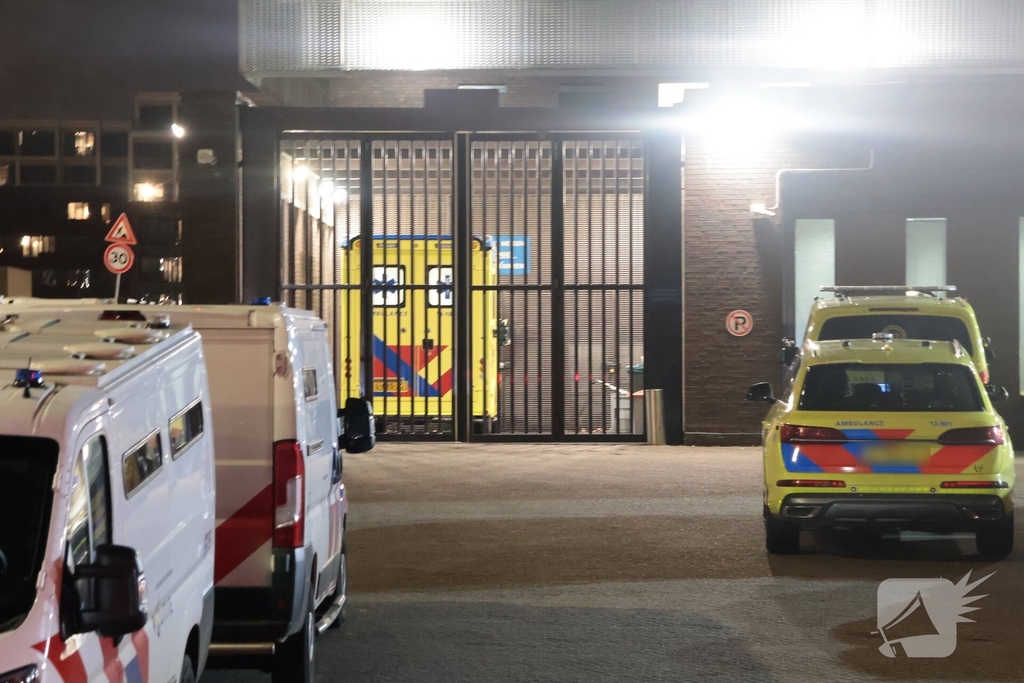 Medische noodsituatie bij politiebureau