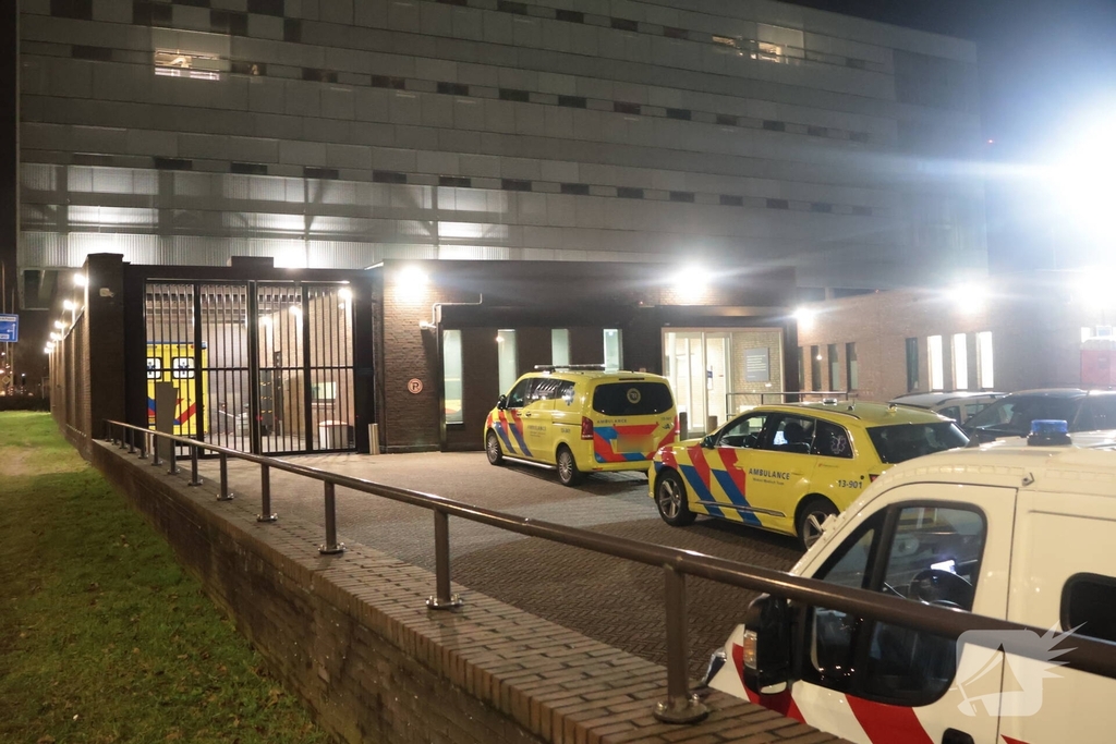 Medische noodsituatie bij politiebureau