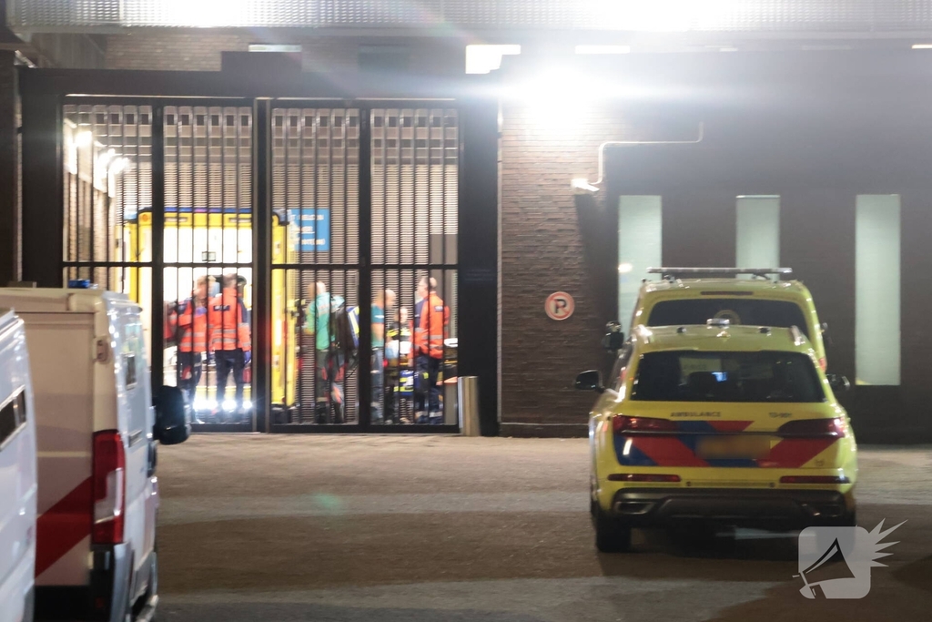 Medische noodsituatie bij politiebureau