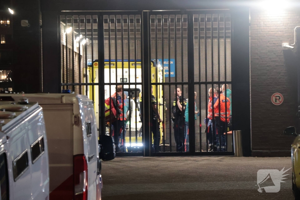 Medische noodsituatie bij politiebureau