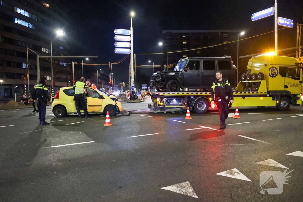 Ernstig ongeval op kruising met gewonden