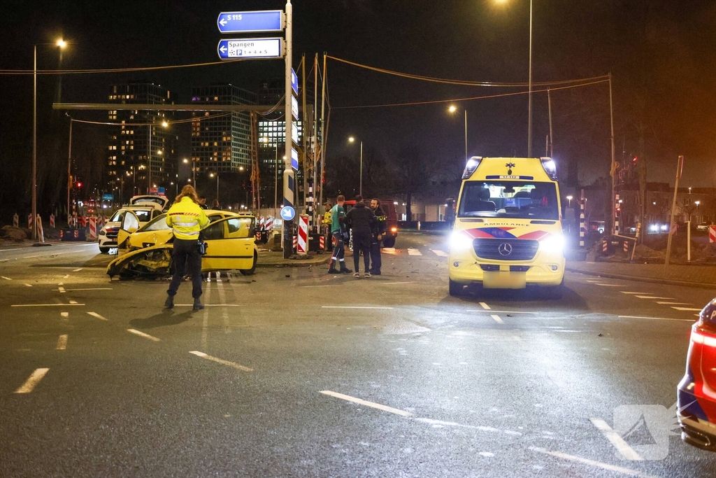 Ernstig ongeval op kruising met gewonden