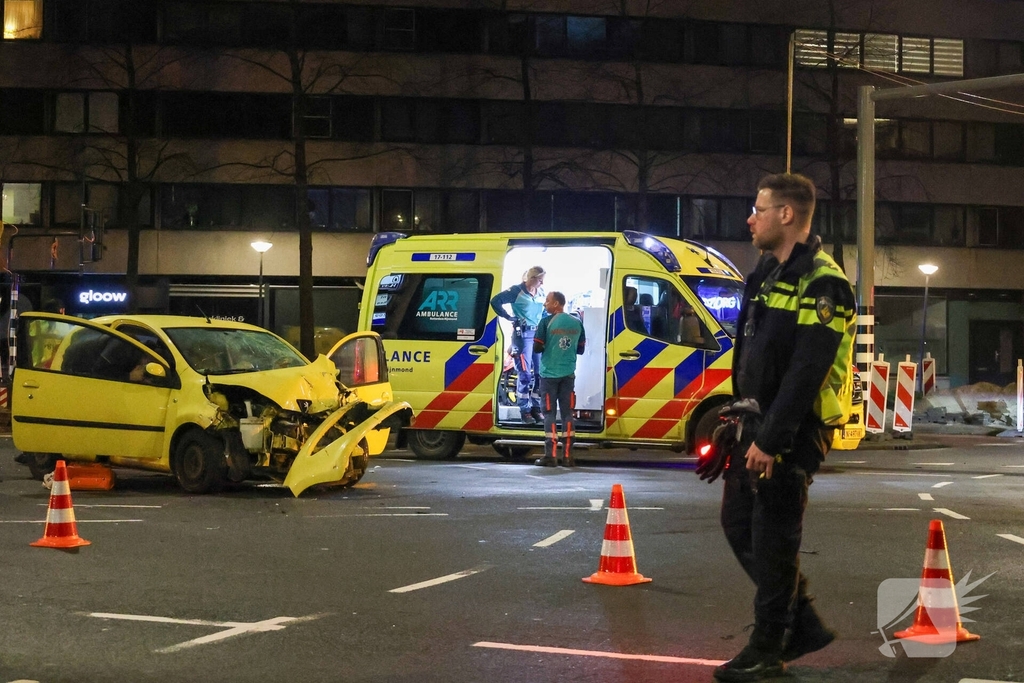 Ernstig ongeval op kruising met gewonden