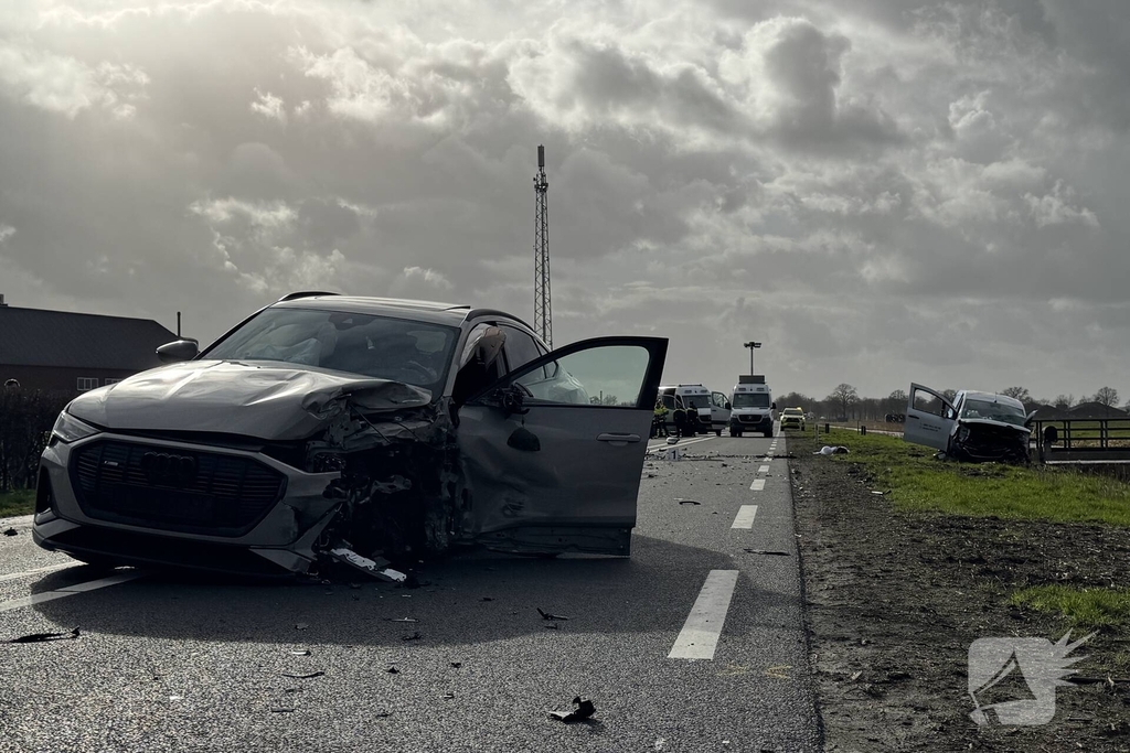 Dodelijk ongeval na frontale aanrijding