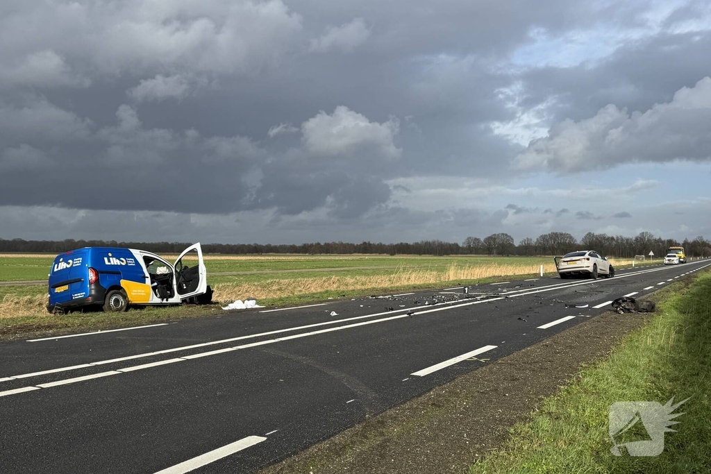 Dodelijk ongeval na frontale aanrijding
