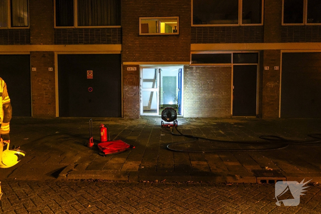 Woningbrand in Rotterdam onder controle