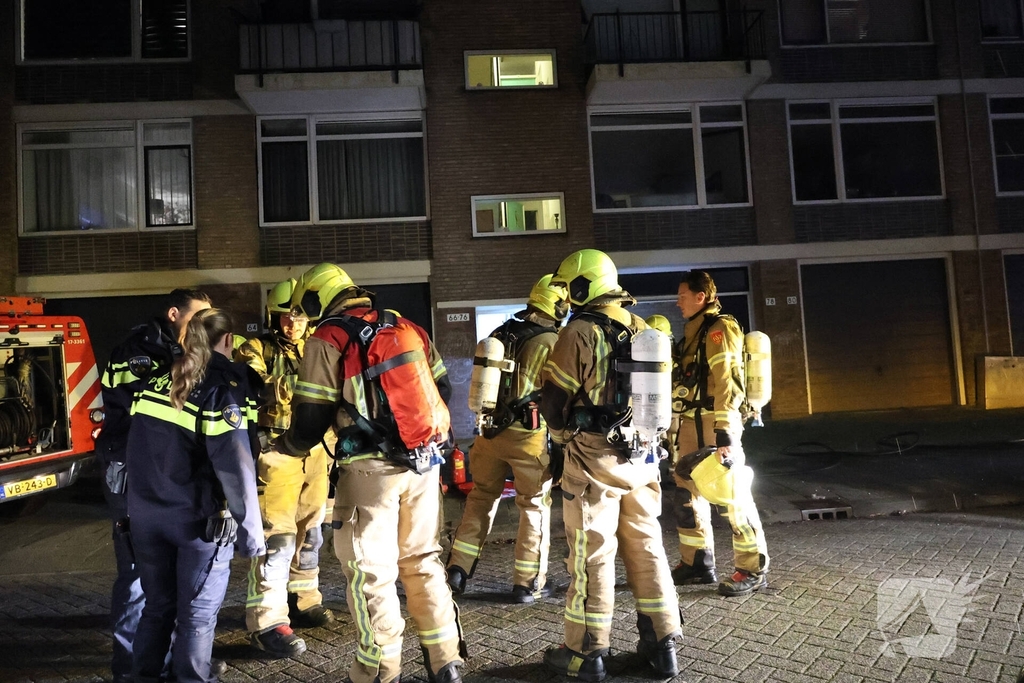 Woningbrand in Rotterdam onder controle