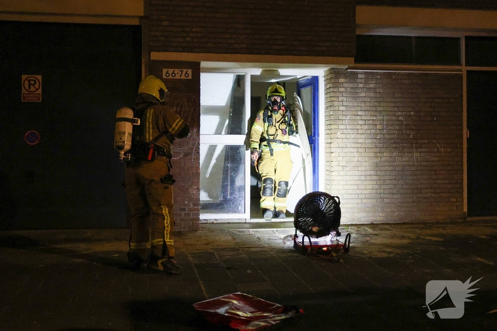 Woningbrand in Rotterdam onder controle