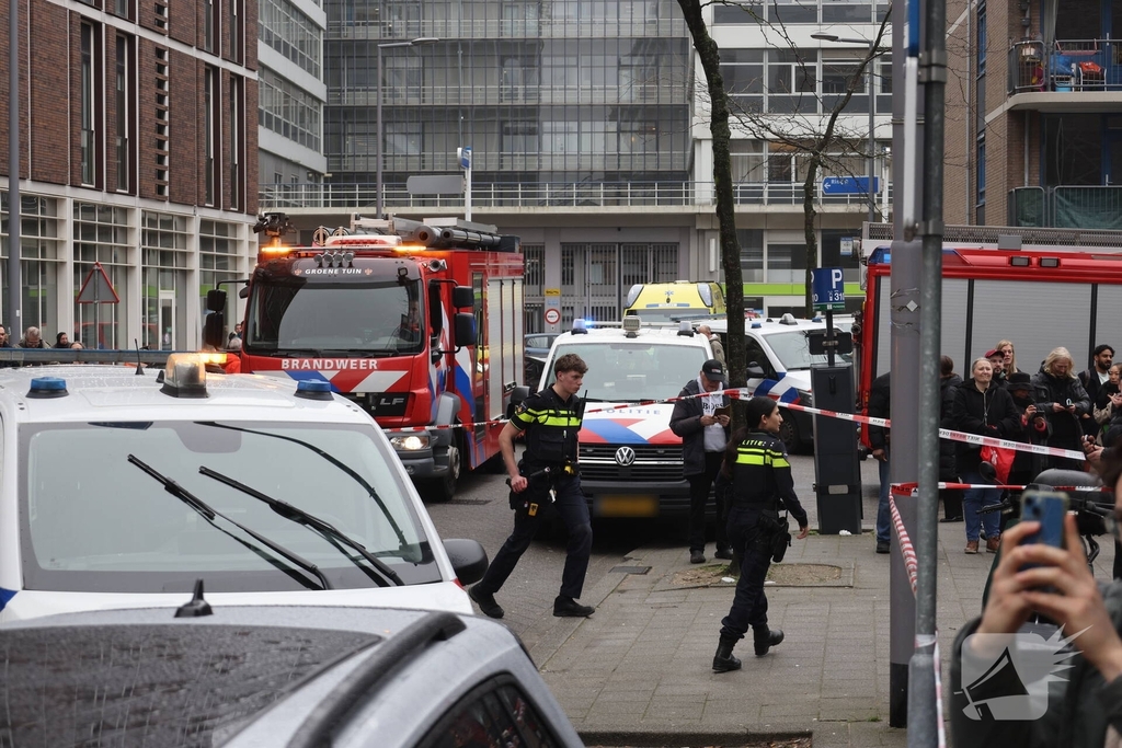 Ongeval met bouwkraan leidt tot grote inzet hulpdiensten