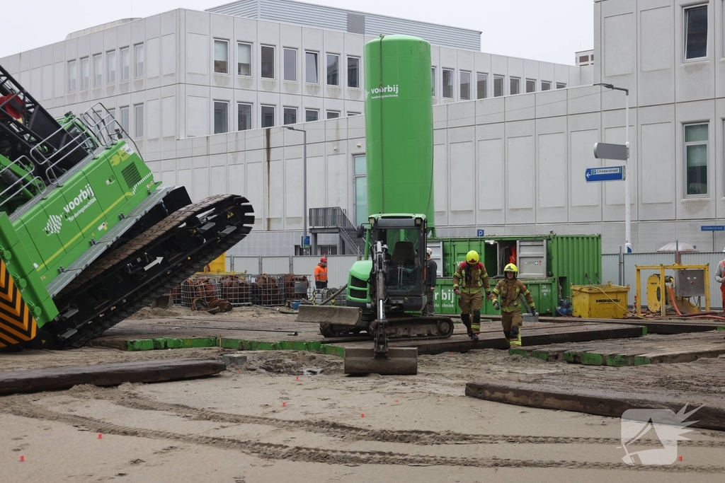 Ongeval met bouwkraan leidt tot grote inzet hulpdiensten