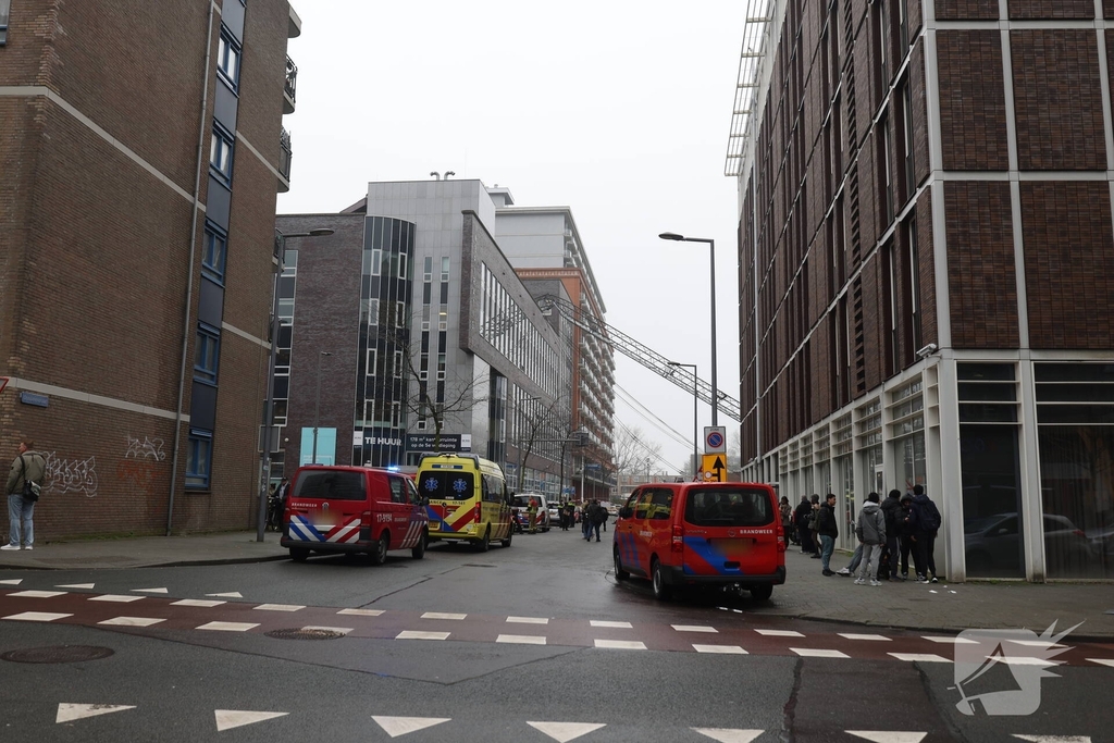 Ongeval met bouwkraan leidt tot grote inzet hulpdiensten