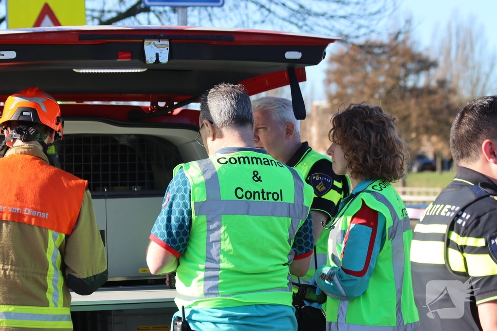 Meerdere woningen ontruimd door felle brand in seniorenflat