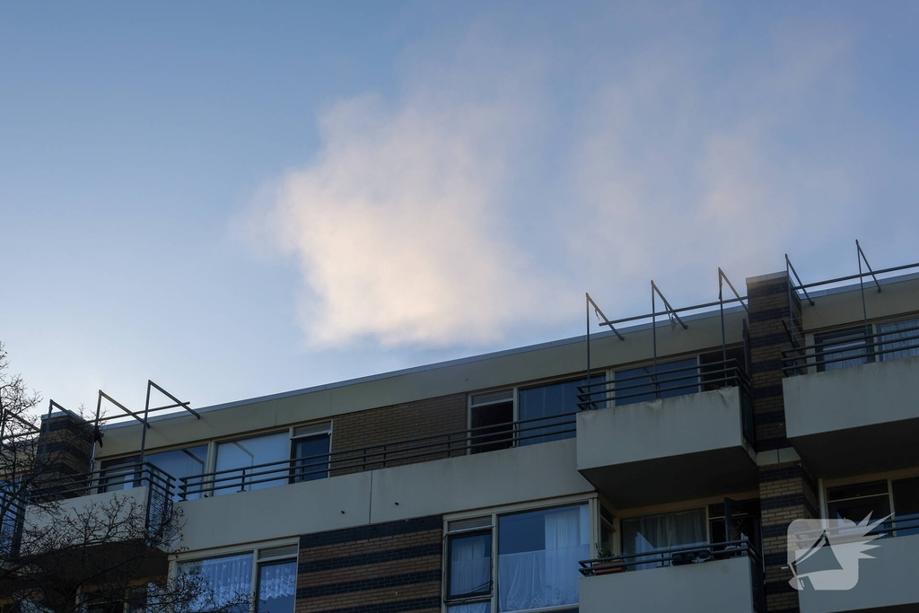 Politie pakt bewoner na woningbrand