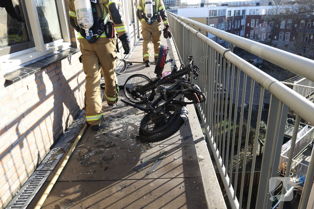Politie pakt bewoner na woningbrand