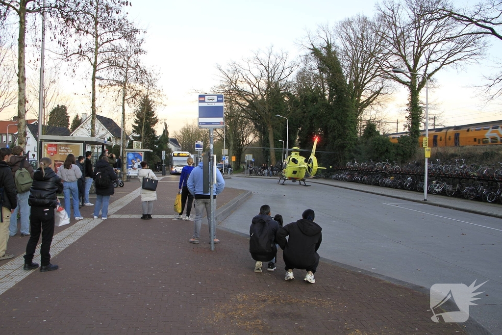 Trauma team en helikopter inzet bij medische noodsituatie