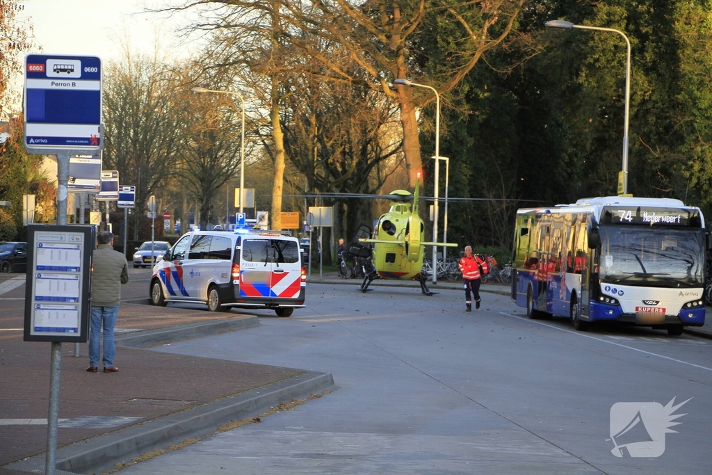 Trauma team en helikopter inzet bij medische noodsituatie