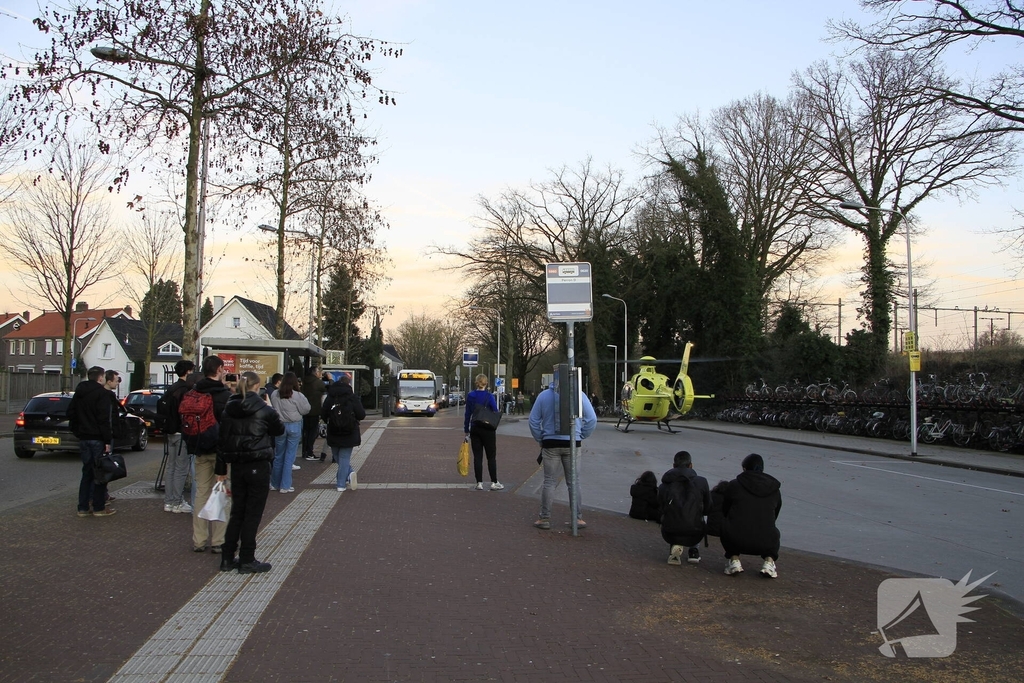 Trauma team en helikopter inzet bij medische noodsituatie