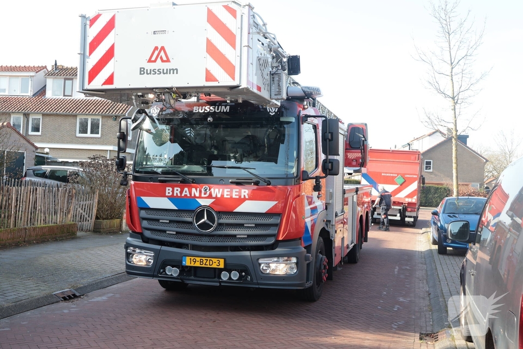 Woningbrand leidt tot redding van kat