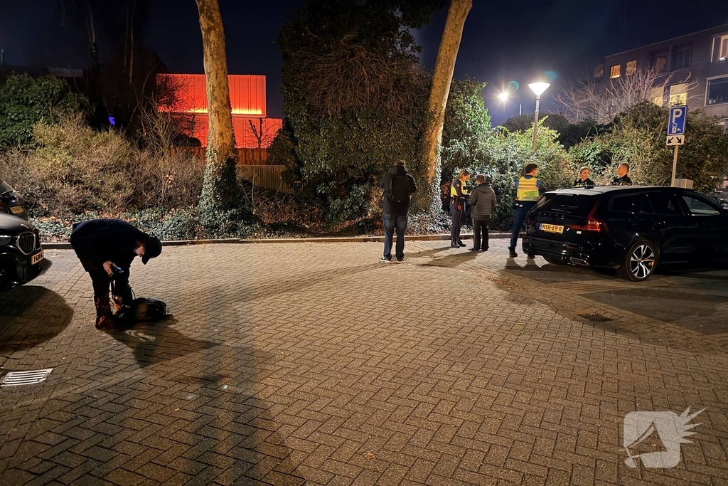 Brand in boom vergt ingreep van de brandweer