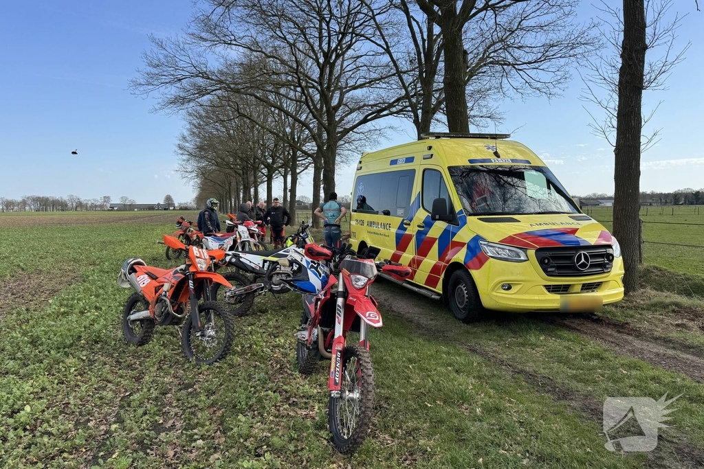 Motorrijder zwaargewond bij ongeval tijdens tour