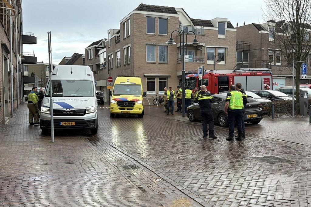 Explosie leidt tot afzetting van straat