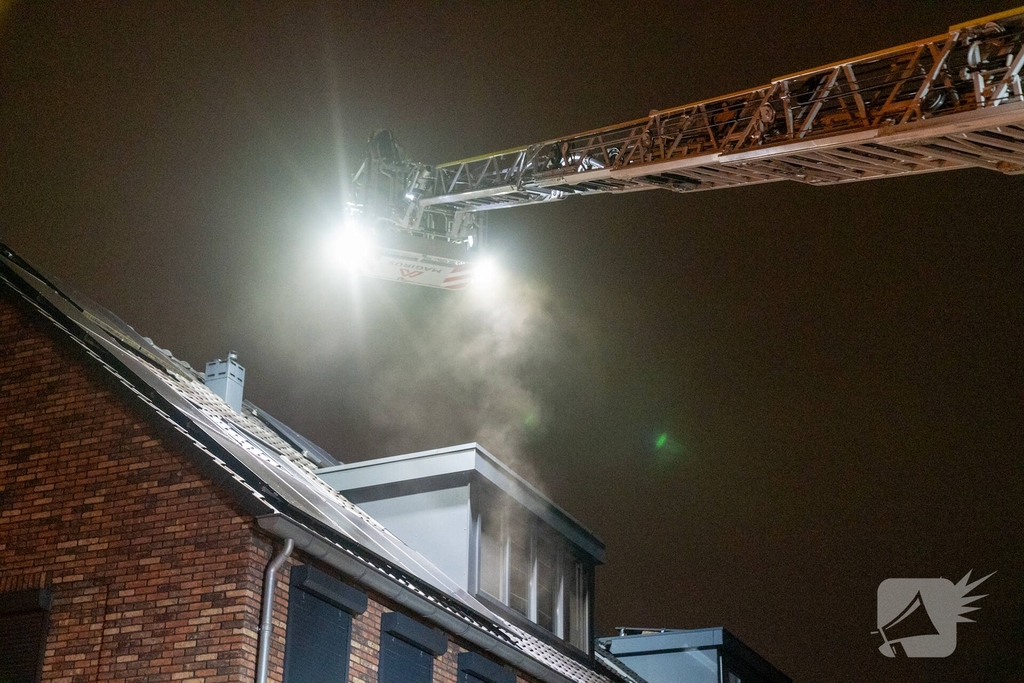 Flinke rookontwikkeling bij woningbrand