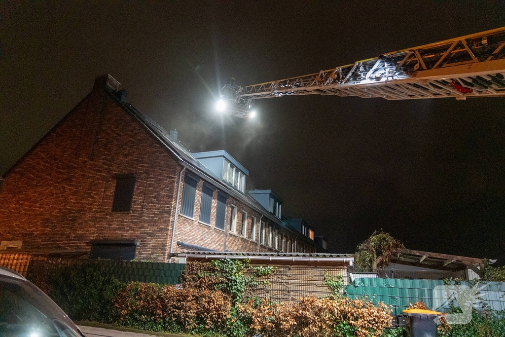 Flinke rookontwikkeling bij woningbrand