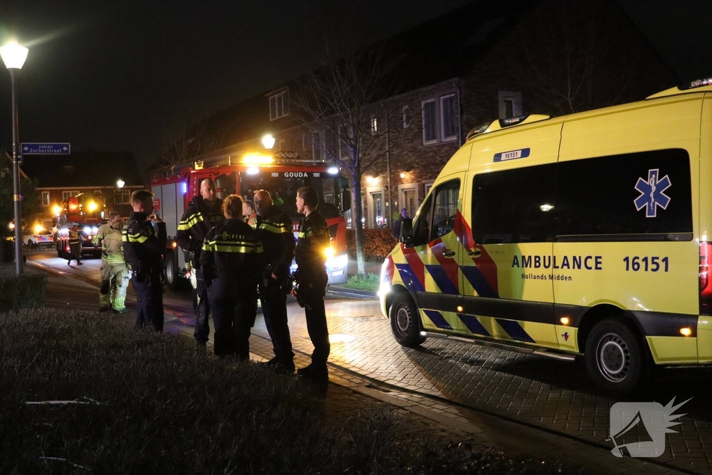 Flinke rookontwikkeling bij woningbrand