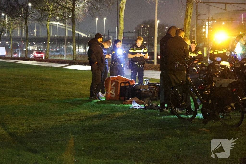 Scooters botsen frontaal op fietspad