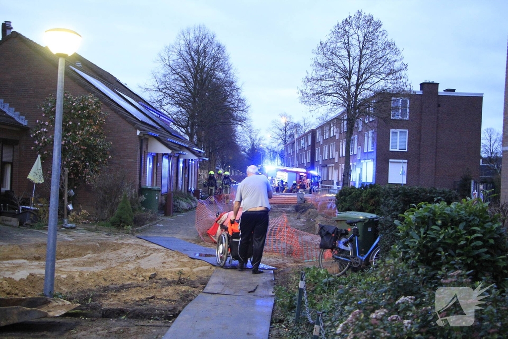 Brand op zolder van woning leidt tot ontruiming